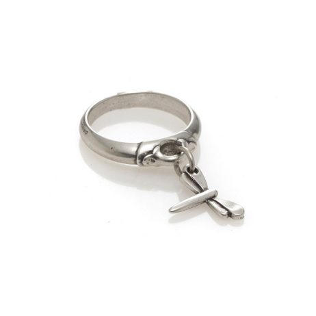 Buy Danon Jewellery Silver Mini Dragonfly Charm Ring