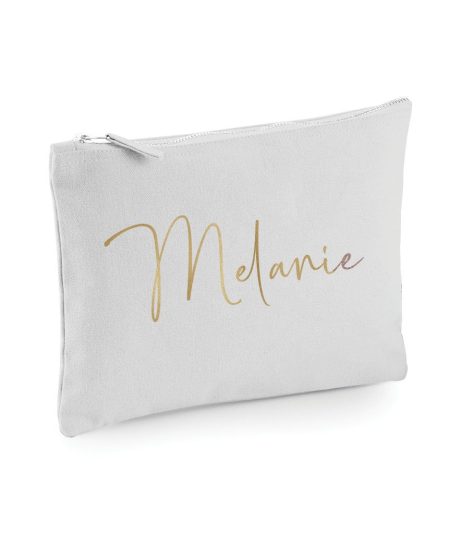 Chic Personalised Makeup Bag: The Perfect Bridesmaid & Wife Gift