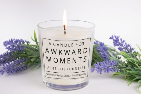 Funny Rude Candle Friendship Gift, Awkward Moments Candle Gift, Rude Candle, Joke Gift for Her, Christmas/Birthday Funny Gift For Friend