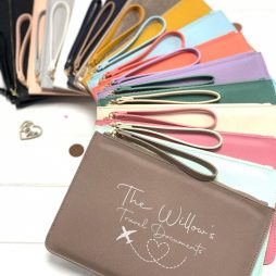 The Luxe Travel Folder: Personalized Passport & Document Wallet