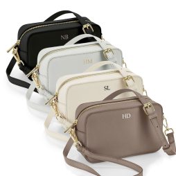 Personalised Vegan Leather Crossbody Bags For Women